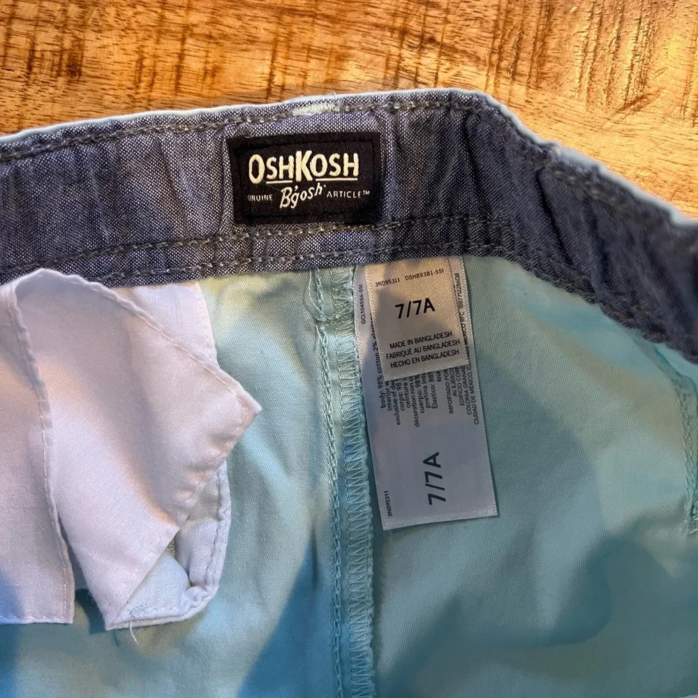 Oshkosh Flat Front Shorts Size 7 Boys
